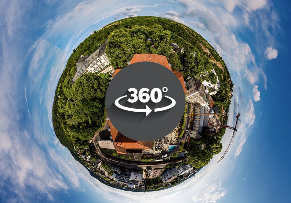 360°Panorama-Bäderhaus tiny planet thumbnail